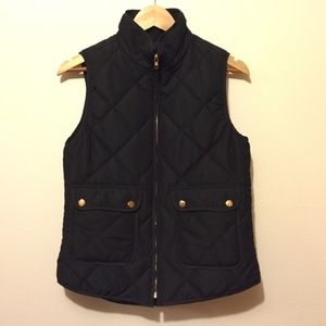Impeccable Pig / Dee Elle Black Quilted Vest Size Small